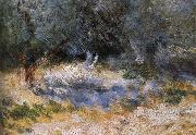 Pierre-Auguste Renoir, Detail of Cliff